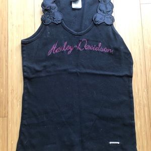 Harley Davidson Tank with skulls